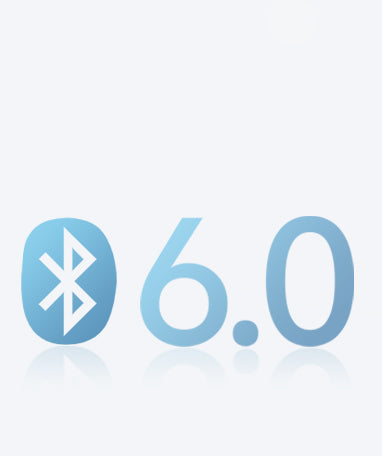 Bluetooth 6.0 Symbol – Modernes kabelloses Verbindungssymbol für schnelle Datenübertragung.