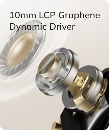 10mm LCP Graphen Dynamischer Treiber für High-End-Kopfhörer