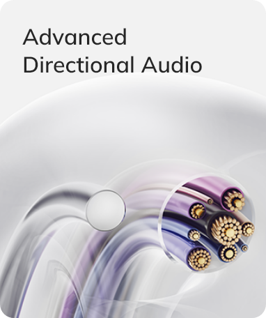 Advanced Directional Audio – hochpräzise Audiotechnik für gerichteten Klang.