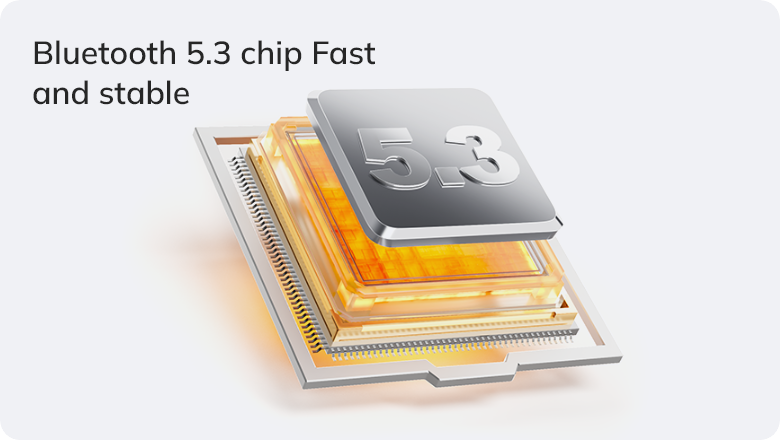 Bluetooth 5.3 Chip – schnell und stabil.