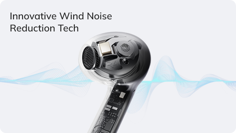 Innovative Windgeräuschreduktionstechnologie in Ohrhörern – klare Audioqualität bei Bewegung