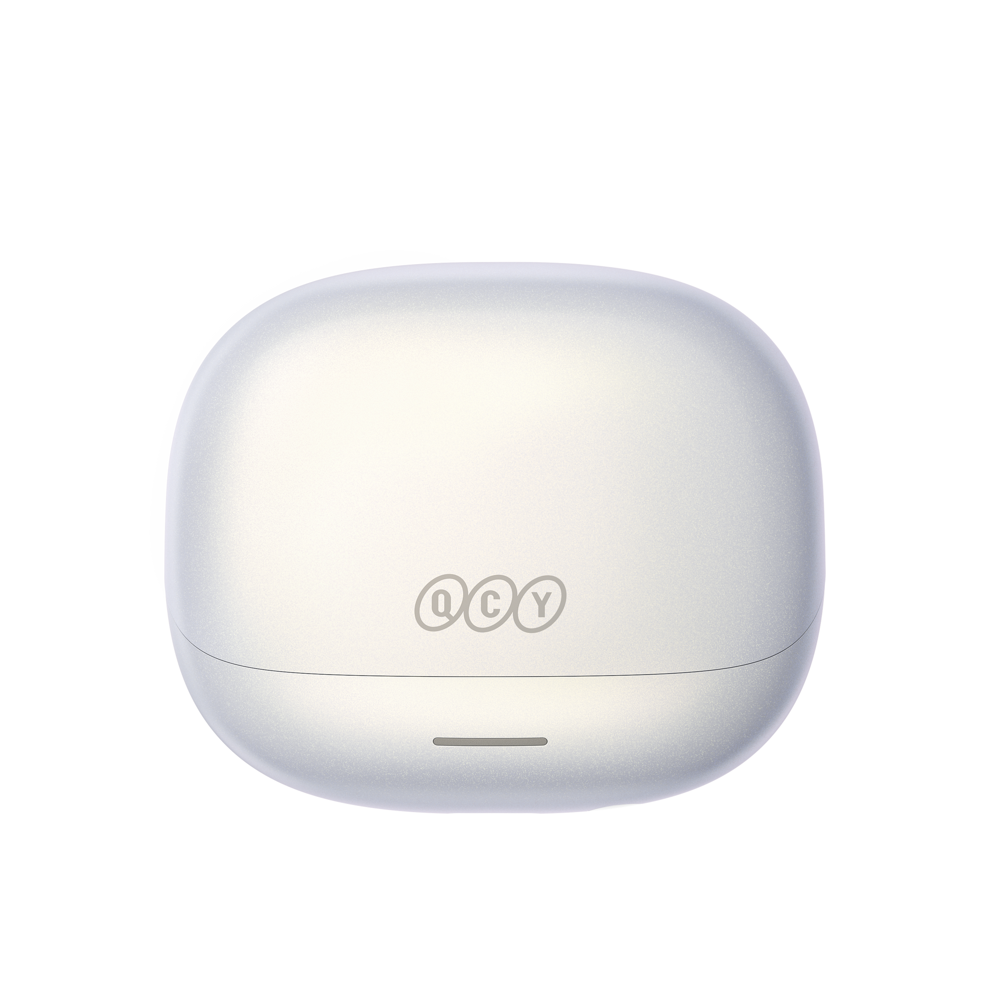 QCY MeloBuds N65 – elegante, weiße Bluetooth-Ohrhörer mit Ladecase und modernem Design.
