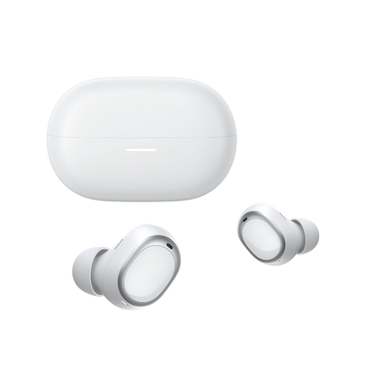QCY MeloBuds A30 Bluetooth-Ohrhörer mit Ladecase, weiß, modernes Design für klaren Klang und Komfort